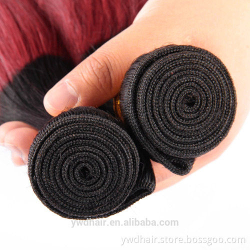 10-26inch Grade 7a indian straight virgin hair red color Cheap indian remy human hair weaving